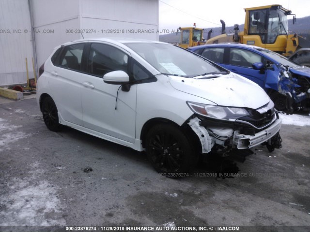 3HGGK5H63JM706488 - 2018 HONDA FIT SPORT WHITE photo 1