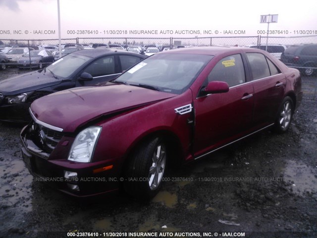 1G6DZ67A190169386 - 2009 CADILLAC STS RED photo 2