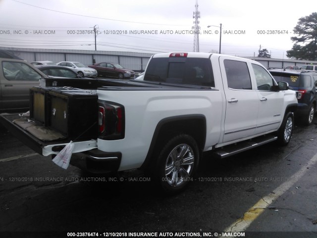 3GTU2NEC8GG255156 - 2016 GMC SIERRA K1500 SLT WHITE photo 4