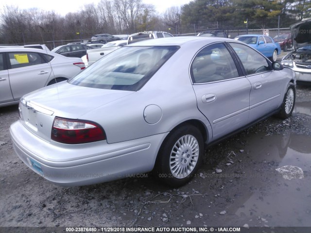 1MEFM50U84G611694 - 2004 MERCURY SABLE GS SILVER photo 4