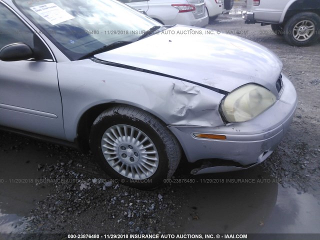 1MEFM50U84G611694 - 2004 MERCURY SABLE GS SILVER photo 6