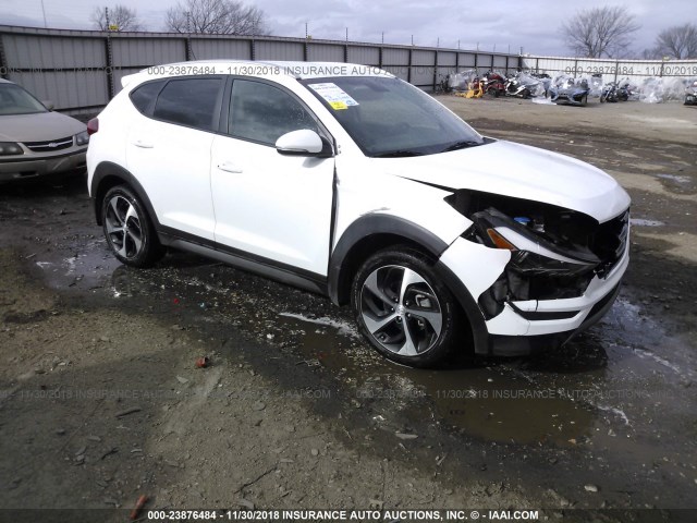 KM8J33A23GU203007 - 2016 HYUNDAI TUCSON LIMITED/SPORT AND ECO/SE WHITE photo 1