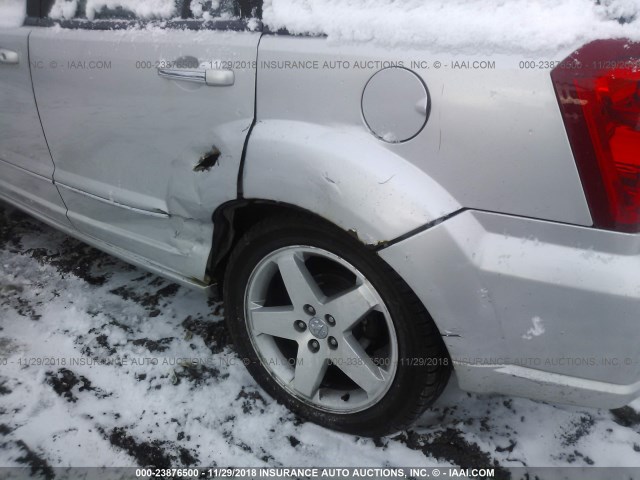 1B3HB78K37D194183 - 2007 DODGE CALIBER R/T SILVER photo 6