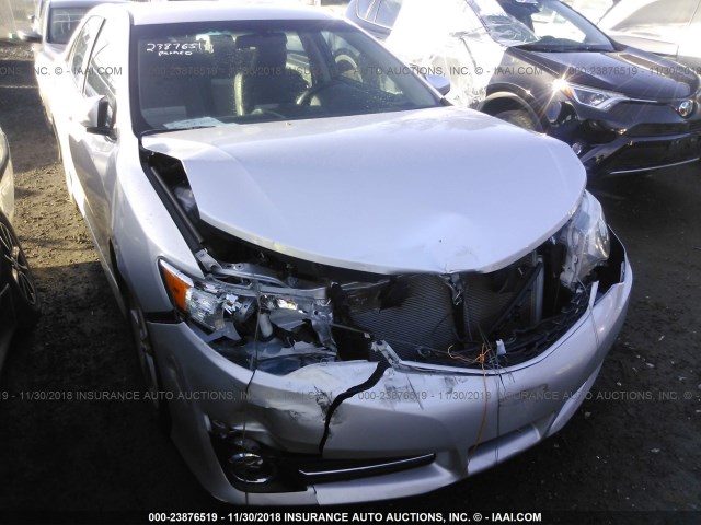 4T1BF1FK4CU071961 - 2012 TOYOTA CAMRY SE/LE/XLE SILVER photo 6