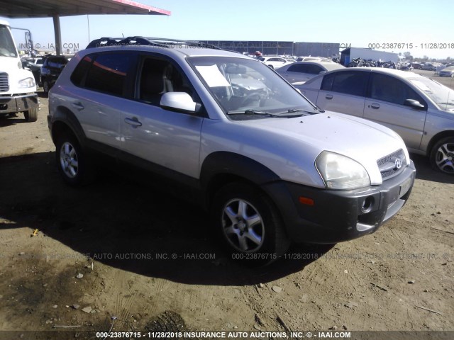 KM8JN72D75U165859 - 2005 HYUNDAI TUCSON GLS/LX SILVER photo 1