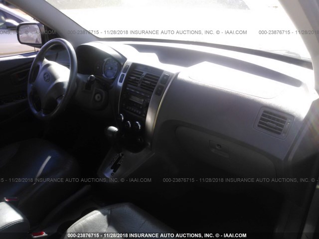 KM8JN72D75U165859 - 2005 HYUNDAI TUCSON GLS/LX SILVER photo 5