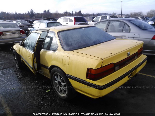 JHMBA4133KC013489 - 1989 HONDA PRELUDE 2.0SI/2.0S YELLOW photo 3