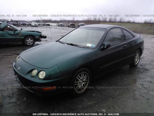 JH4DC43581S002347 - 2001 ACURA INTEGRA LS GREEN photo 2