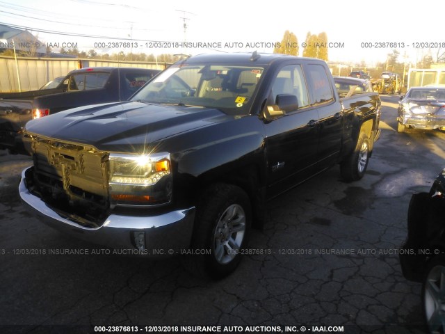 1GCVKREC0HZ182670 - 2017 CHEVROLET SILVERADO K1500 LT BLACK photo 2