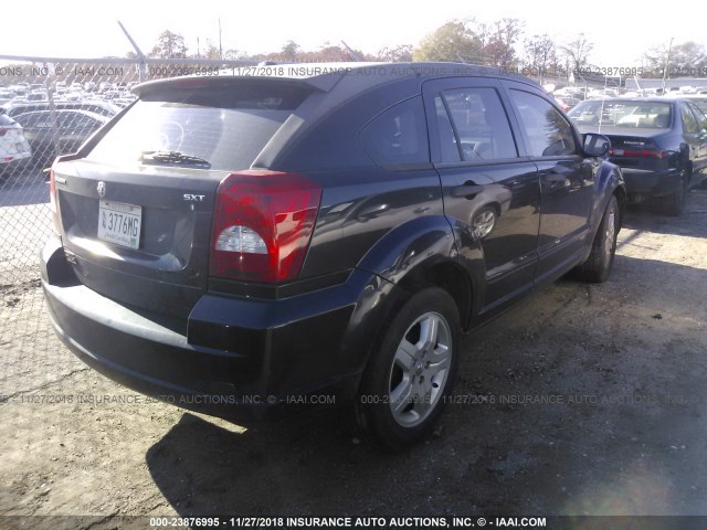 1B3HB48B08D687903 - 2008 DODGE CALIBER SXT BLACK photo 4