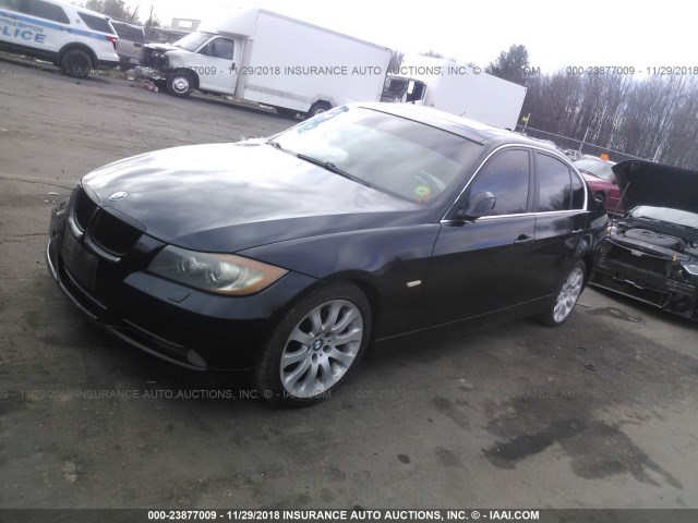 WBAVD33546KV61038 - 2006 BMW 330 XI BLACK photo 2