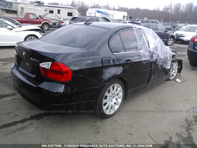 WBAVD33546KV61038 - 2006 BMW 330 XI BLACK photo 4