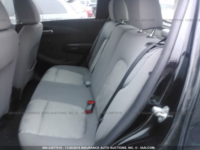 1G1JA6SH9C4156504 - 2012 CHEVROLET SONIC LS 黑色 照片 8