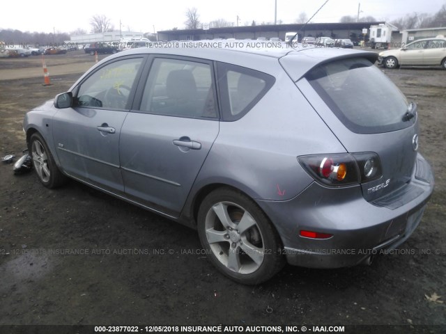 JM1BK343941214803 - 2004 MAZDA 3 HATCHBACK GRAY photo 3