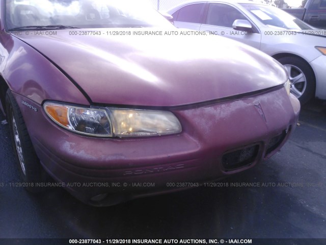 1G2WJ52KXVF314959 - 1997 PONTIAC GRAND PRIX SE 红色 照片 6