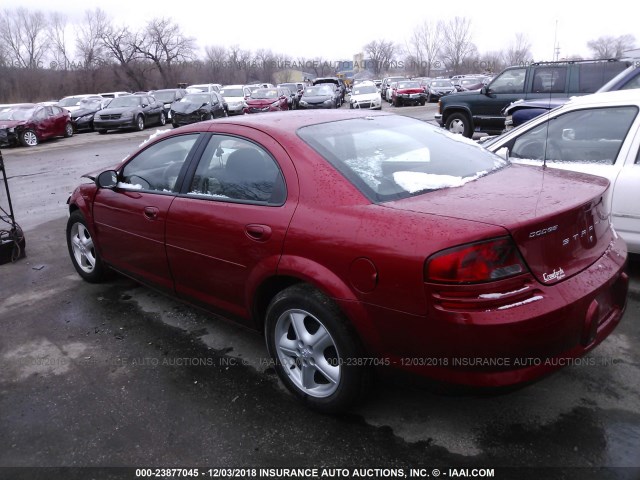 1B3EL46XX6N170050 - 2006 DODGE STRATUS SXT RED photo 3