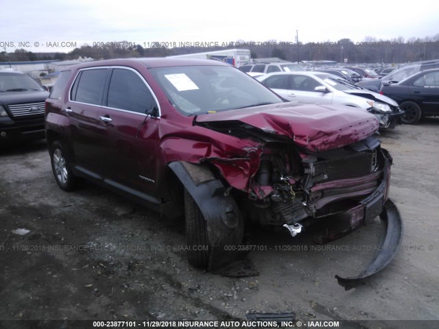 2GKALMEK8D6277560 - 2013 GMC TERRAIN SLE RED photo 1