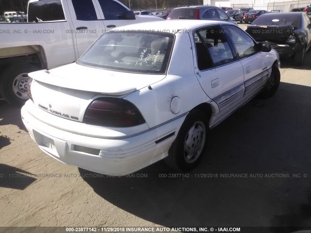 1G2NE55M8SC708891 - 1995 PONTIAC GRAND AM SE WHITE photo 4