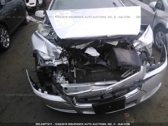 1G1ZC5E00AF167311 - 2010 CHEVROLET MALIBU 1LT 银色 照片 6