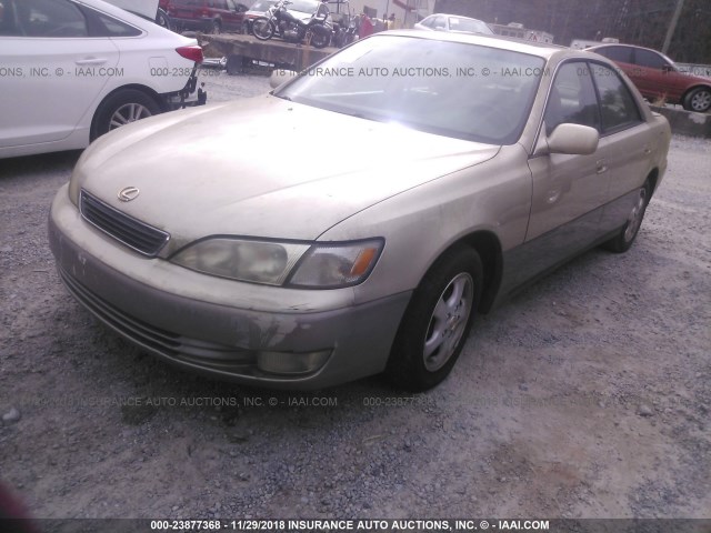 JT8BF22G9V5009656 - 1997 LEXUS ES 300 GOLD photo 2