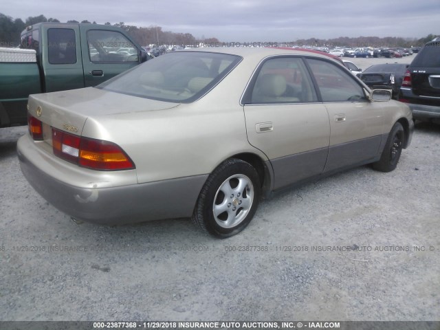 JT8BF22G9V5009656 - 1997 LEXUS ES 300 GOLD photo 4