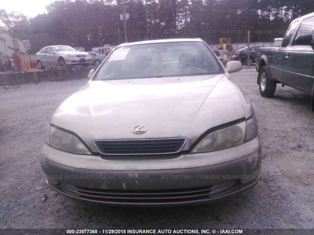 JT8BF22G9V5009656 - 1997 LEXUS ES 300 GOLD photo 6