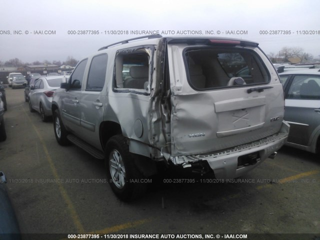 1GKFC23C19R135410 - 2009 GMC YUKON SLE SILVER photo 3