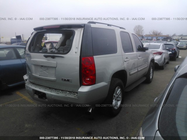 1GKFC23C19R135410 - 2009 GMC YUKON SLE SILVER photo 4