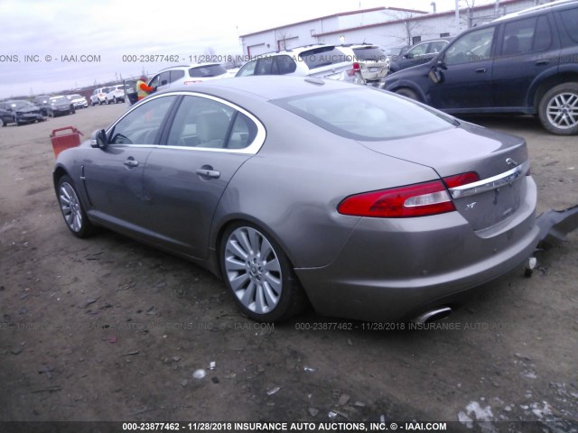 SAJWA06B99HR31323 - 2009 JAGUAR XF PREMIUM LUXURY TAN photo 3