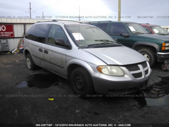 1B4GP25382B632211 - 2002 DODGE CARAVAN SE SILVER photo 1