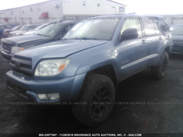 JTEBU14R250078441 - 2005 TOYOTA 4RUNNER SR5/SPORT BLUE photo 2