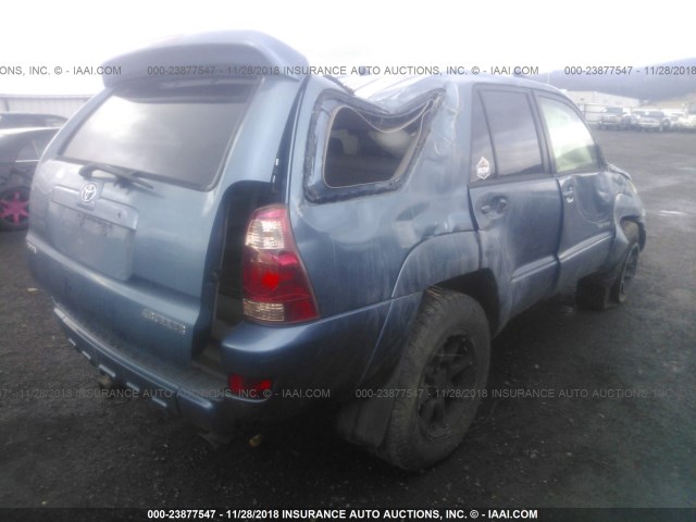 JTEBU14R250078441 - 2005 TOYOTA 4RUNNER SR5/SPORT BLUE photo 4