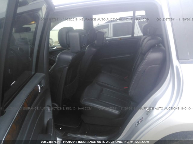 4JGBF22E38A437052 - 2008 MERCEDES-BENZ GL 320 CDI SILVER photo 8