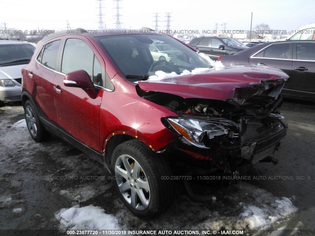 KL4CJCSB4EB566999 - 2014 BUICK ENCORE RED photo 1