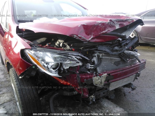 KL4CJCSB4EB566999 - 2014 BUICK ENCORE RED photo 6