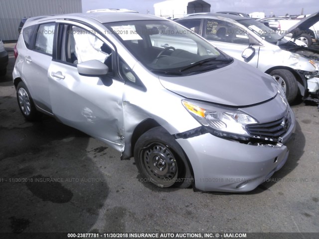 3N1CE2CP3FL421485 - 2015 NISSAN VERSA NOTE S/S PLUS/SV/SL/SR SILVER photo 6