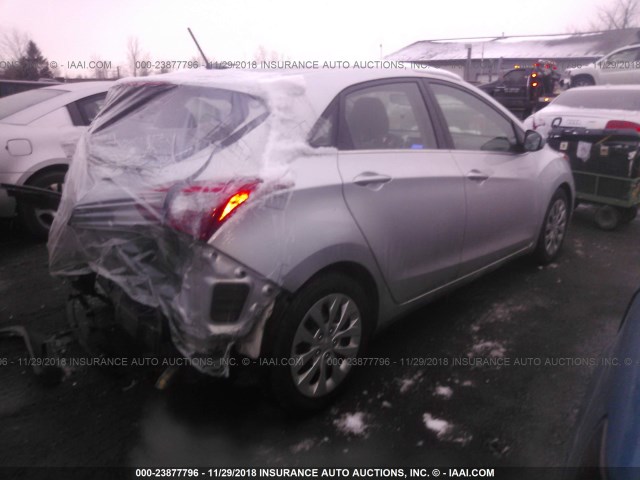 KMHD35LH0GU289175 - 2016 HYUNDAI ELANTRA GT SILVER photo 4