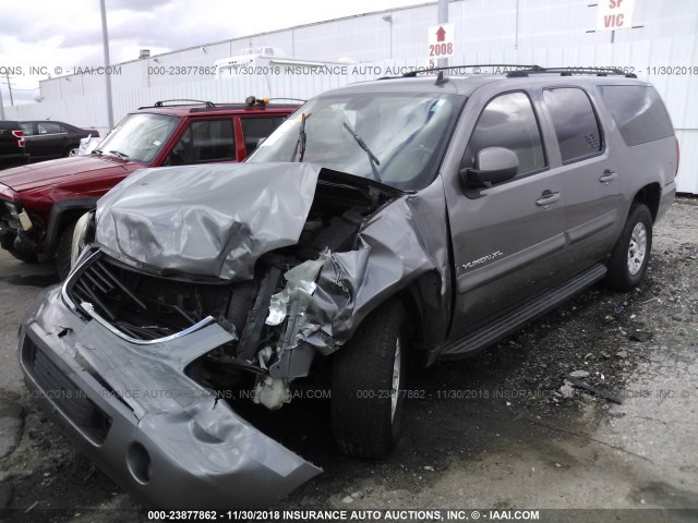 1GKFC16037J241719 - 2007 GMC YUKON XL C1500 GRAY photo 2