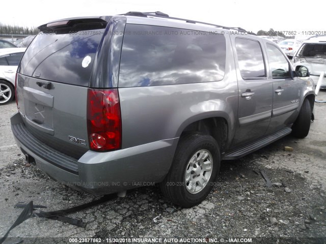 1GKFC16037J241719 - 2007 GMC YUKON XL C1500 GRAY photo 4