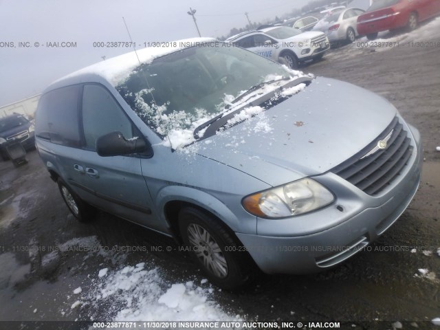 1C4GP45R05B438473 - 2005 CHRYSLER TOWN & COUNTRY  Light Blue photo 1