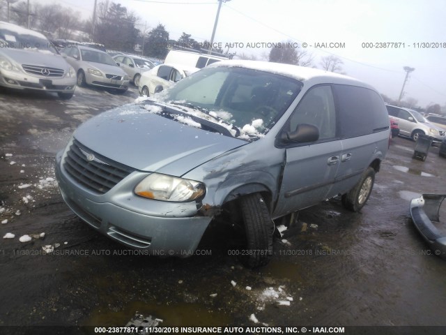 1C4GP45R05B438473 - 2005 CHRYSLER TOWN & COUNTRY  Light Blue photo 2