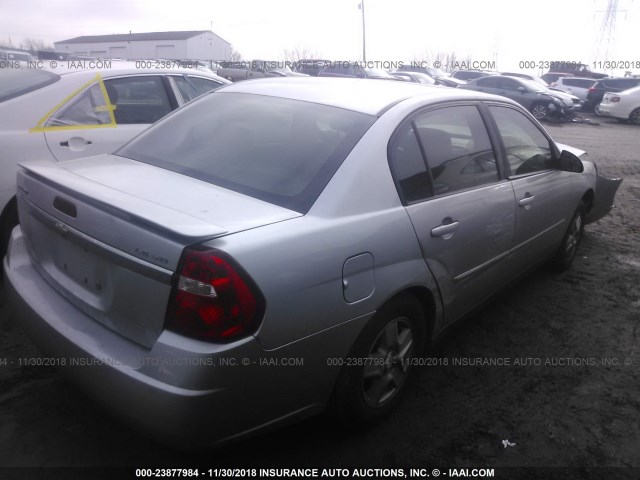 1G1ZT54835F283633 - 2005 CHEVROLET MALIBU LS SILVER photo 4