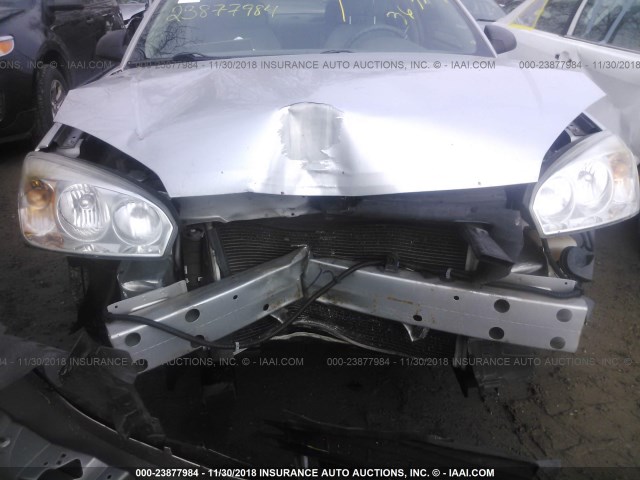 1G1ZT54835F283633 - 2005 CHEVROLET MALIBU LS SILVER photo 6