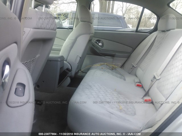 1G1ZT54835F283633 - 2005 CHEVROLET MALIBU LS SILVER photo 8
