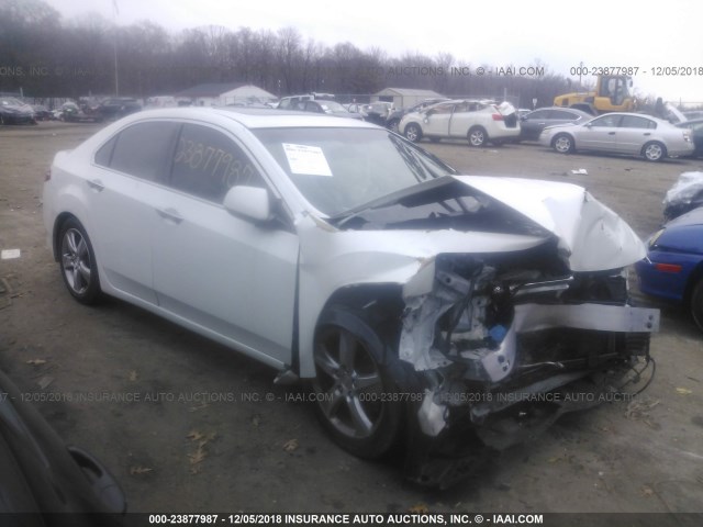 JH4CU2F67CC015198 - 2012 ACURA TSX TECH WHITE photo 1