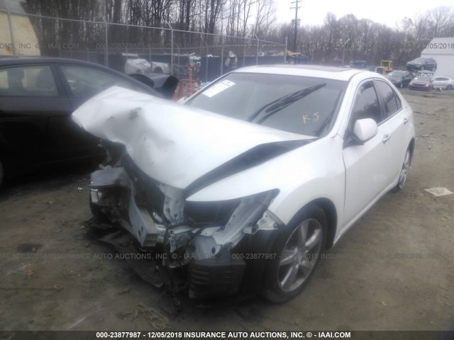 JH4CU2F67CC015198 - 2012 ACURA TSX TECH WHITE photo 2