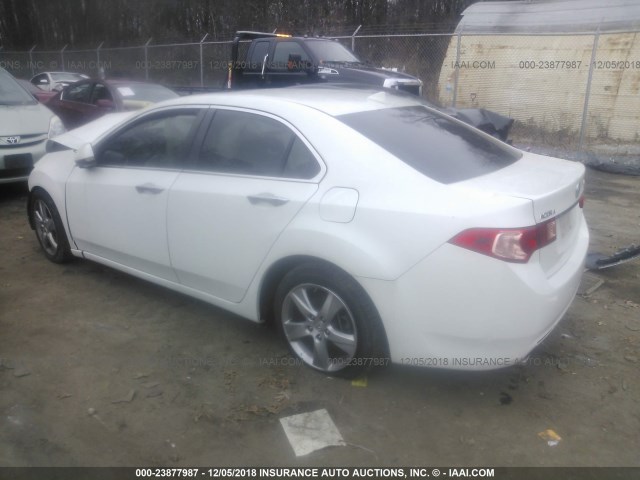 JH4CU2F67CC015198 - 2012 ACURA TSX TECH WHITE photo 3