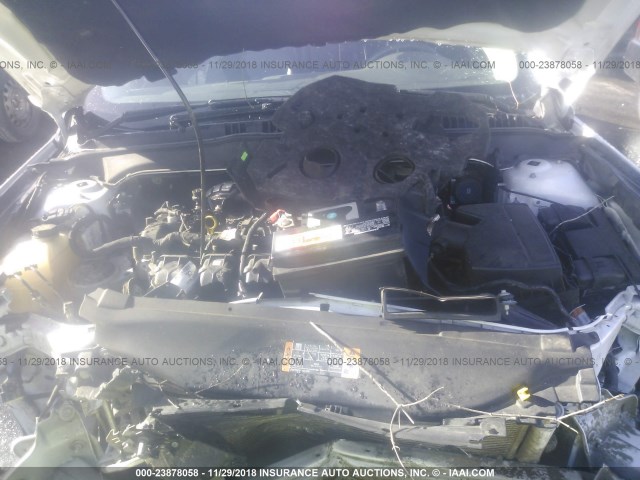 3FA6P0K97ER182455 - 2014 FORD FUSION TITANIUM WHITE photo 10