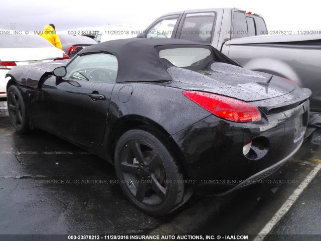 1G2MC35BX8Y132527 - 2008 PONTIAC SOLSTICE BLACK photo 3