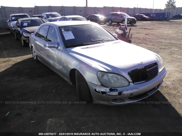 WDBNG84J13A335347 - 2003 MERCEDES-BENZ S 500 4MATIC SILVER photo 1